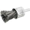 End brush steel knotted 6mm 20x29x0.35mm